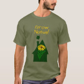 T-shirt Grow Native ! (Devant)