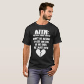 T-shirt Grow Positive Thoughts Positive Affirmation  1 (Devant entier)