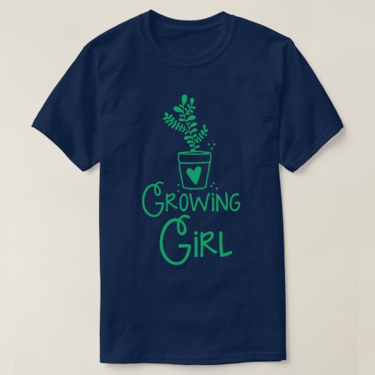 T-shirt growing girl (Design devant)