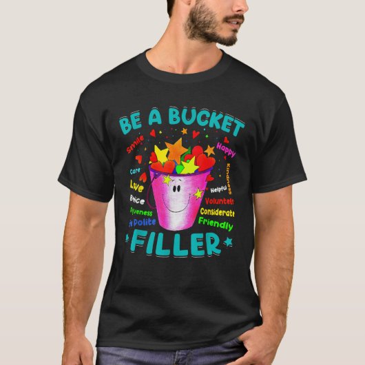 T-shirt Growth Mindset Bucket Filler School Back (Devant)