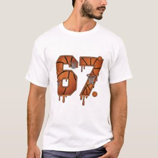 T-Shirt GrT Jersey Vintage Basketball Drip Numéro