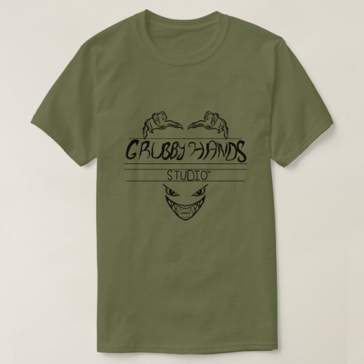 T-Shirt Grubby Hands Studio Logo Gobelin (Design devant)