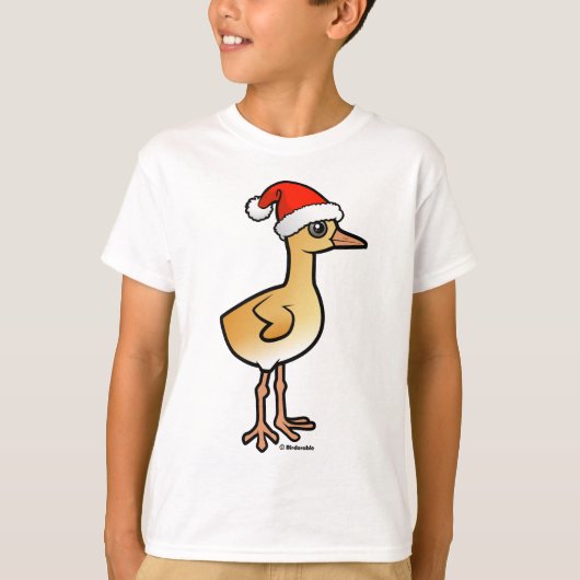 T-shirt Grue bébé Père Noël (Devant)