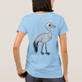 T-shirt Grue bleue Birdorable (Dos)