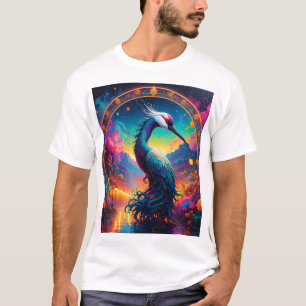T-shirt Grue céleste du Royaume de la Lanterne