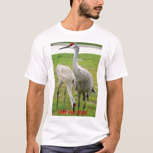 T-shirt Grue de colline de sable (Devant)