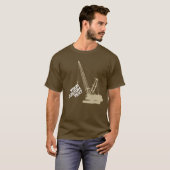 T-shirt Grue de construction (Devant entier)