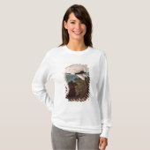 T-shirt Grue de huée, des 'oiseaux d'America (Devant entier)