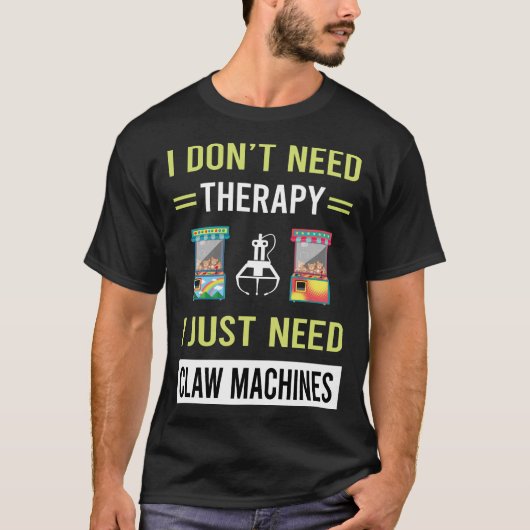 T-shirt Grue de machine de cale thérapeutique (Devant)