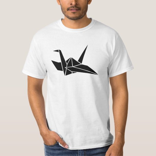 T-shirt Grue d'origami (Devant)