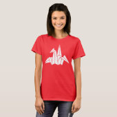 T-shirt Grue en papier (Devant entier)