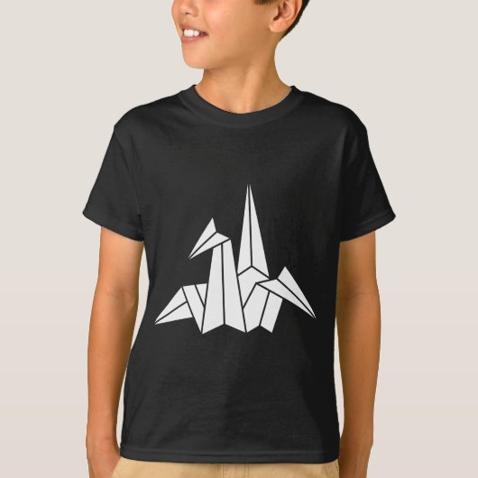 T-shirt Grue en papier (Devant)