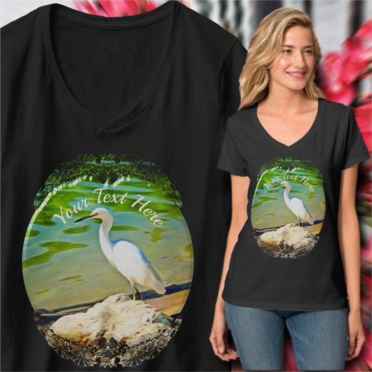 T-shirt Grue Sur La Rivière Mismaloya 0335