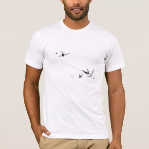 T-shirt Grues de papier