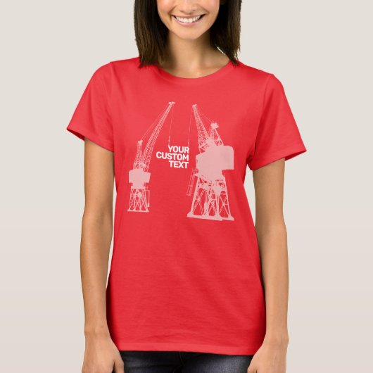 T-shirt Grues des chantiers (Devant)