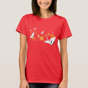 T-shirt Grues d'origami