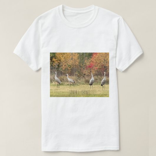 T-shirt - Grues Sandhill (Design devant)