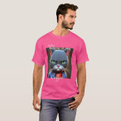 T-shirt Grummelige Katze - Wist mein Kaffee [allemand Lang (Devant entier)