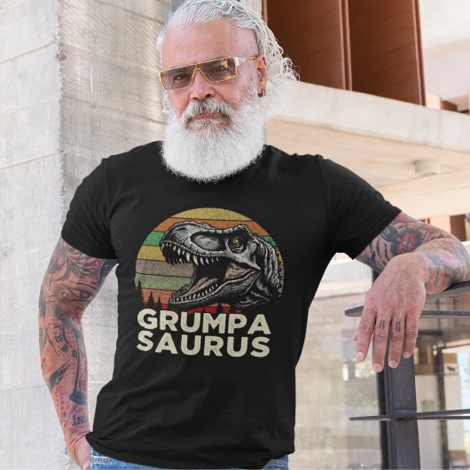 T-shirt Grumpa Saurus Dinosaur Father's day