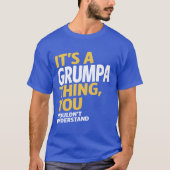 T-shirt Grumpa Thing (Devant)
