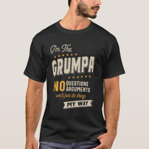T-shirt Grumpa Way Funny Grandpa Fête des pères