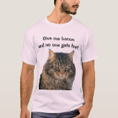 T-shirt Grumpy Angel veut ton lard (Devant)