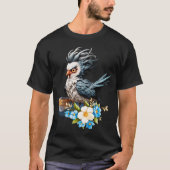 T-shirt Grumpy Bird lundi. (Devant)