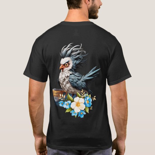 T-shirt Grumpy Bird lundi. (Dos)