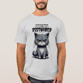 T-shirt Grumpy Cat Do Not Disturb Disturbed Humor Shirt (Devant)