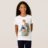 T-Shirt Grumpy Cute birds filles chemise (Devant entier)