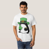 T-shirt Grumpy Frog Japanese St. Patricks Day Shamrock (Devant entier)