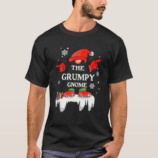 T-shirt Grumpy Gnome Buffalo Plaid Matching Family Christa