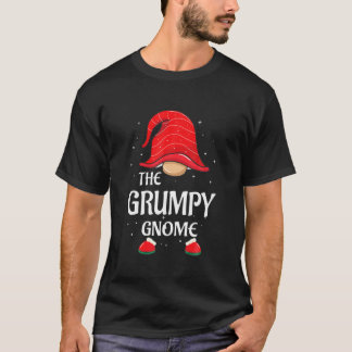 T-shirt Grumpy Gnome Buffalo Plaid Matching Family Christa
