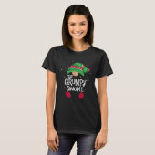 T-shirt Grumpy Gnome Buffalo Plaid Matching Family Christa (Devant entier)