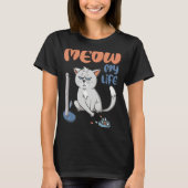 T-shirt Grumpy Grey Cat Funny No BS Given Cat People (Devant)