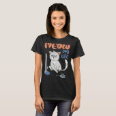 T-shirt Grumpy Grey Cat Funny No BS Given Cat People (Devant entier)