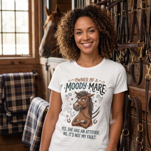 T-shirt Grumpy Mare Horse Attitude barn life humor 
