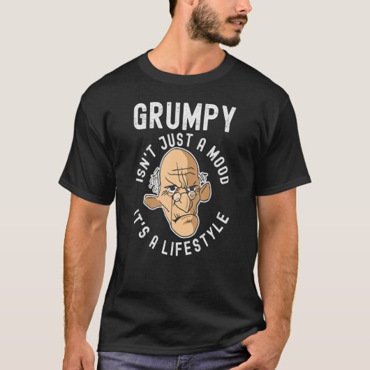 T-shirt Grumpy n'est pas seulement une humeur c'est un mod (Devant)