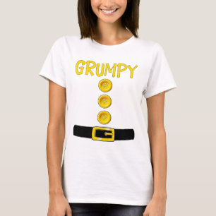 T-shirt Grumpy Nwarf Halloween Costume Couleur Corresponda