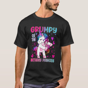 T-shirt Grumpy of the Birthday Princess Girl Dabbing Unico