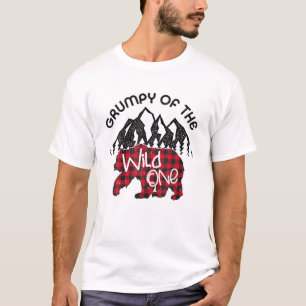 T-shirt Grumpy Of The Wild Un Premier Anniversaire Rouge P