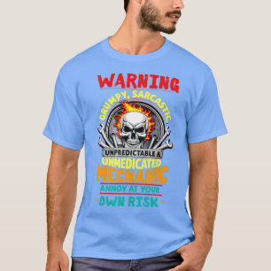 T-shirt Grumpy Sarcastique Imprévisible Cadeau non médicam
