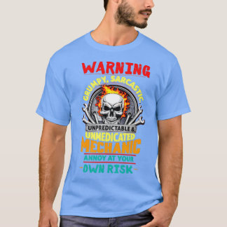 T-shirt Grumpy Sarcastique Imprévisible Cadeau non médicam