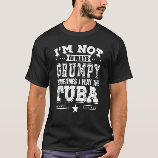 T-shirt Grumpy Tuba Player (Devant)