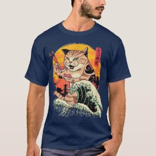 T-shirt Grumpy Yakuza Tattoo Style Japan Wave
