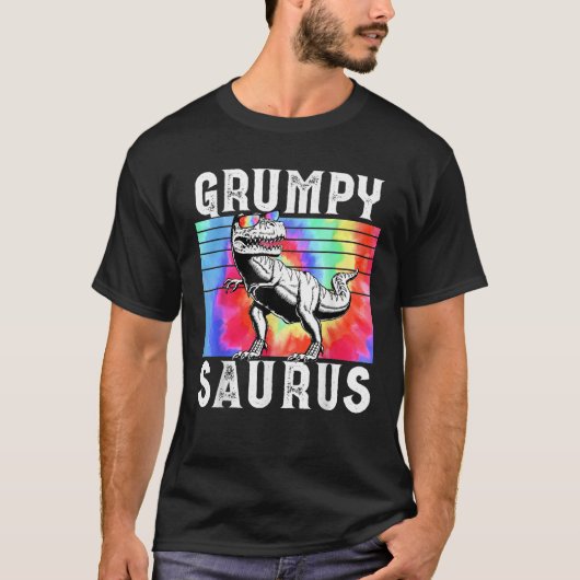 T-shirt Grumpysaurus Dinosaur Famille Grumpy Meilleur Ami  (Devant)