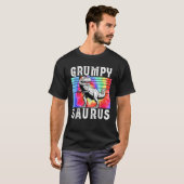 T-shirt Grumpysaurus Dinosaur Famille Grumpy Meilleur Ami  (Devant entier)