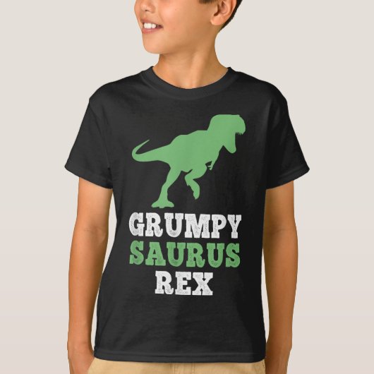 T-shirt Grumpysaurus Rex Dino Dinosaur Funny Grumpysaurus (Devant)