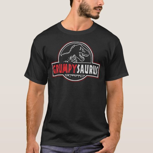T-shirt Grumpysaurus Rex Dinosaur Grumpy Saurus Famille Ma (Devant)
