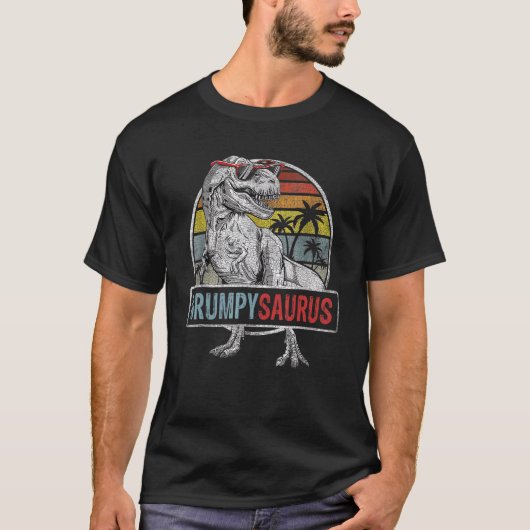 T-shirt Grumpysaurus Rex Dinosaur Saurus Grumpy Famille (Devant)